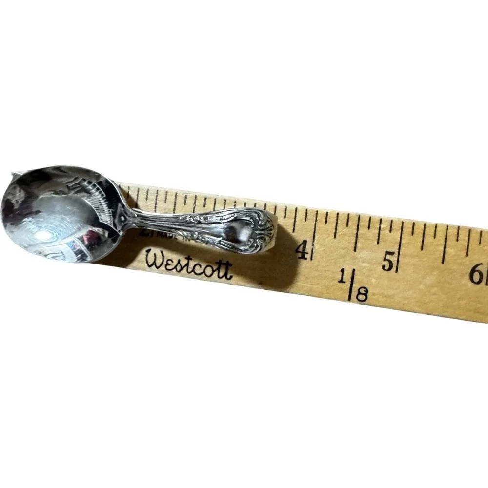 Oneida Harmony Bent Baby Spoon Infant Silver Silverplate‎ Excellent Vintage USA